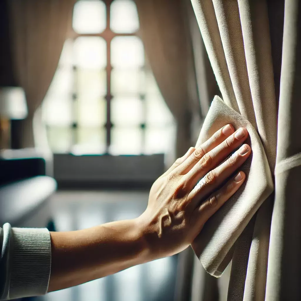 Pflege und Wartung von Black-Out Gardinen, cleaning Black-Out Curtains